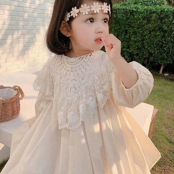 girl's dresses autumn children's girls pure cotton solid color a-line dress lace collar lantern sleeves fashion sweet clothing, Red;yellow
girl's dresses autumn children's girls pure cotton solid color a-line dress lace collar lantern sleeves fashion sweet clothing, Red;yellow