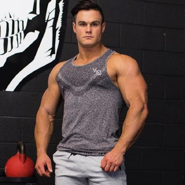 muscle men's sports vest running training stretch slim quick-drying sleeveless gym mens summer fitness bodybuilding tank jerseys, Black;blue 
muscle men's sports vest running training stretch slim quick-drying sleeveless gym mens summer fitness bodybuilding tank jerseys, Black;blue