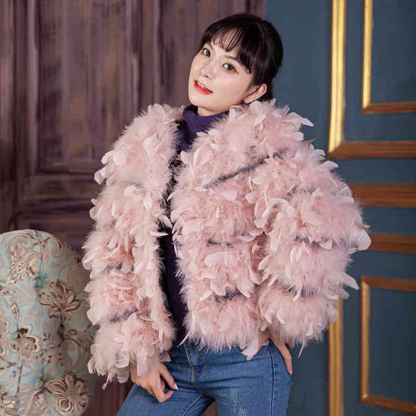 leather customized plus size 4xl 5xl real feather jackets women autumn winter fashion solid short ostrich fur coats a248, Black
leather customized plus size 4xl 5xl real feather jackets women autumn winter fashion solid short ostrich fur coats a248, Black