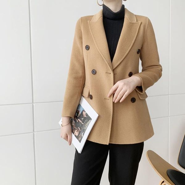 women's wool & blends 2021 coat pure color autumn winters double-breasted loose black camel double breasted
women's wool & blends 2021 coat pure color autumn winters double-breasted loose black camel double breasted