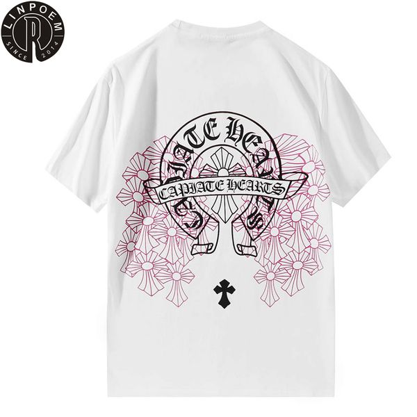 brand fashion brand ins super fire ch sanskrit cross horseshoe casual men's and women's short sleeve t-shirt summer, White;black
brand fashion brand ins super fire ch sanskrit cross horseshoe casual men's and women's short sleeve t-shirt summer, White;black