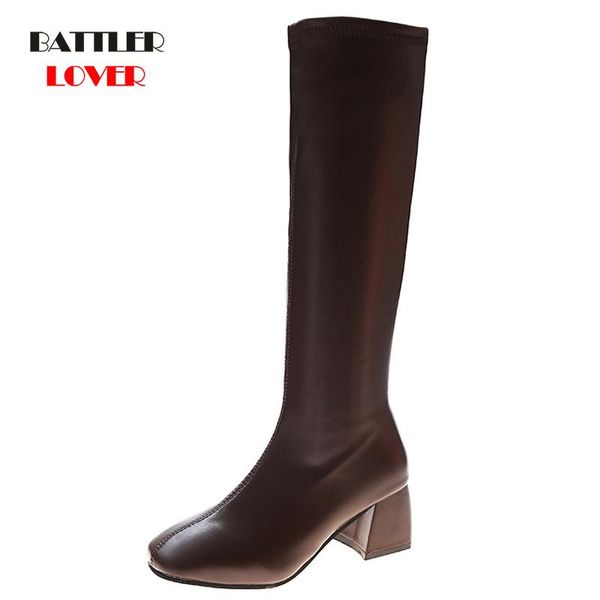 boots 2021 women flats riding knee-high botas for female square toe zipper long booties ladies autumn winter motorcycle footwear, Black
boots 2021 women flats riding knee-high botas for female square toe zipper long booties ladies autumn winter motorcycle footwear, Black