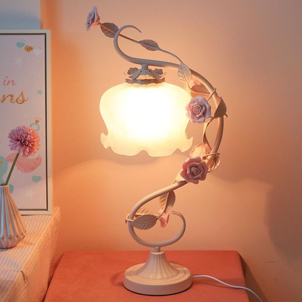 table lamps sweet and romantic rose idyllic princess iron lamp for bedroom bedside home decoration artistic night
table lamps sweet and romantic rose idyllic princess iron lamp for bedroom bedside home decoration artistic night