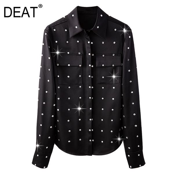 spring and summer fashion polka dots printed single breasted shirt female black blouse wr17401l 210421, White
spring and summer fashion polka dots printed single breasted shirt female black blouse wr17401l 210421, White