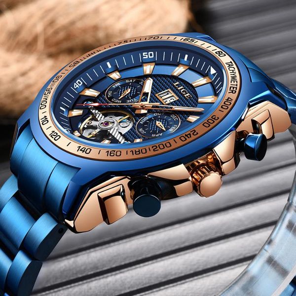 wristwatches relogio masculino lige men's self-wind tourbillon mechanical watches water resistant automatic skeleton watch men relojes, Slivery;brown
wristwatches relogio masculino lige men's self-wind tourbillon mechanical watches water resistant automatic skeleton watch men relojes, Slivery;brown