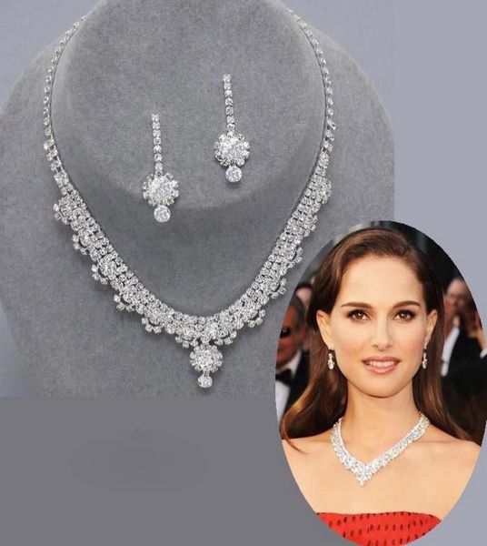 earrings & necklace fashion bridesmaid bridal jewelry sets for women rhinestone crystal prom wedding, Silver
earrings & necklace fashion bridesmaid bridal jewelry sets for women rhinestone crystal prom wedding, Silver