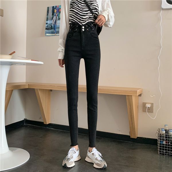women's jeans black long pants new spring 2021 tight high waist jeans slim little foot pencil, Blue
women's jeans black long pants new spring 2021 tight high waist jeans slim little foot pencil, Blue