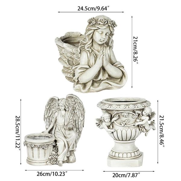 decorative objects & figurines fairy garden angel planter pot accessories for outdoor decor p9yb
decorative objects & figurines fairy garden angel planter pot accessories for outdoor decor p9yb