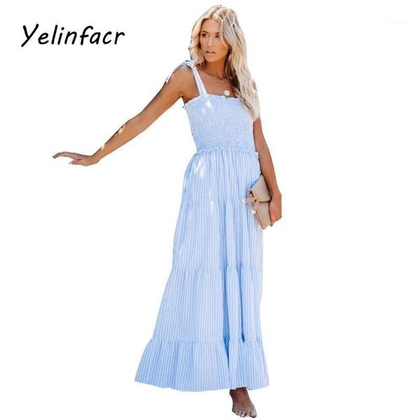 ruffled vintage slim women dress stripe print suspender long ladies casual fashion summer vacation beach party dresses, Black;gray
ruffled vintage slim women dress stripe print suspender long ladies casual fashion summer vacation beach party dresses, Black;gray