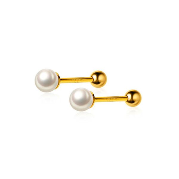 stud classic 925 sterling silver small shell pearl earrings gold filled screw cap earring for daily wear, Golden;silver
stud classic 925 sterling silver small shell pearl earrings gold filled screw cap earring for daily wear, Golden;silver