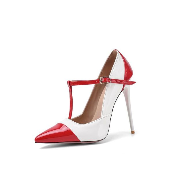 dress shoes oversized pointed point color matching high heel ladies heels women woman pumps, Black
dress shoes oversized pointed point color matching high heel ladies heels women woman pumps, Black