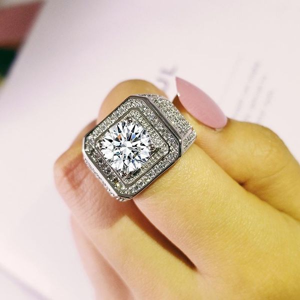 valentine's day 925 sterling silver ring for men big rings with cubic zircon wedding engagement fashion finger jewelry r4890 cluster, Golden;silver
valentine's day 925 sterling silver ring for men big rings with cubic zircon wedding engagement fashion finger jewelry r4890 cluster, Golden;silver