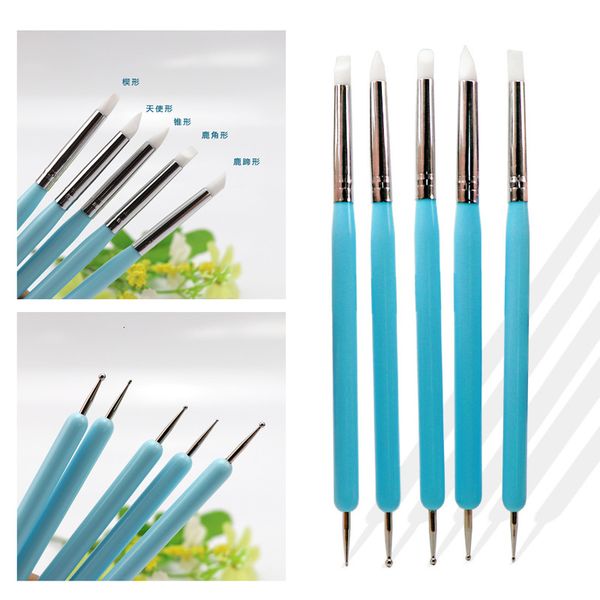 head silicone double stick dual purpose point drill engraving embossing pen manicure tool set
head silicone double stick dual purpose point drill engraving embossing pen manicure tool set