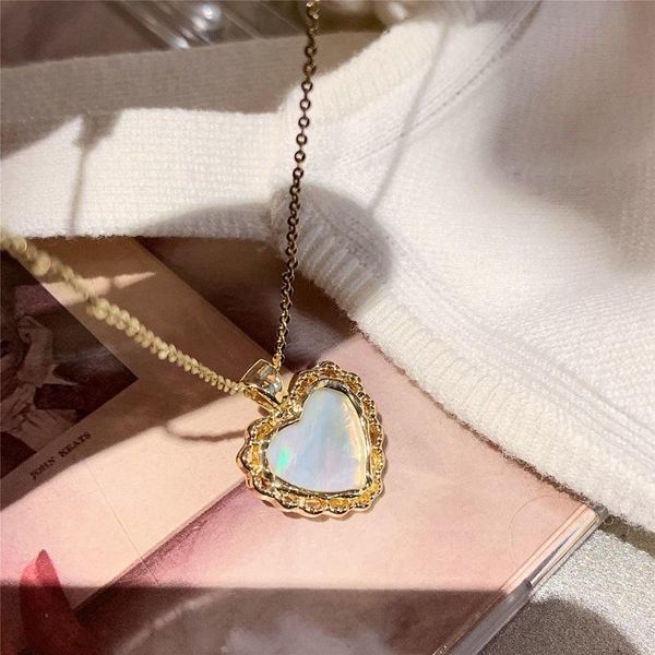 pendant necklaces vintage shell love peach heart copper stainless steel necklace pattern clavicle for lover women party jewelry gifts, Silver
pendant necklaces vintage shell love peach heart copper stainless steel necklace pattern clavicle for lover women party jewelry gifts, Silver