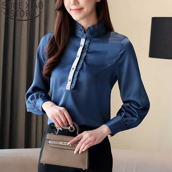 spring chiffon long sleeve women shirts elegant office lady blue women's and blouses ol women blouses blusa 8272 50 210528, White
spring chiffon long sleeve women shirts elegant office lady blue women's and blouses ol women blouses blusa 8272 50 210528, White