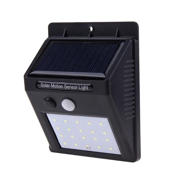 solar lamps 20 led powered pir motion sensor wall security light lamp white lights garden outdoor