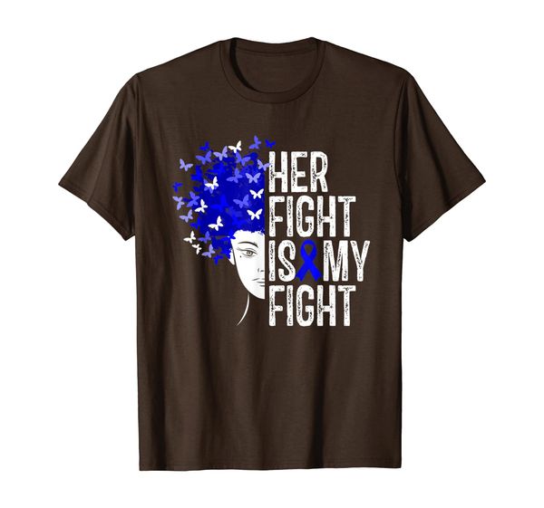 Her Fight Is My Fight Blue Ribbon Awareness Women Cute Gift T-Shirt, Mainly pictures
Her Fight Is My Fight Blue Ribbon Awareness Women Cute Gift T-Shirt, Mainly pictures