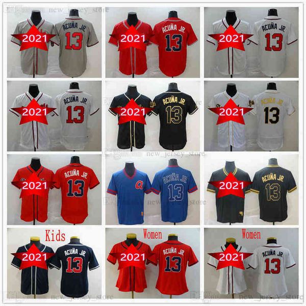 man women youth kids stitched baseball 13 ronald acuna jr. jerseys grey black gold white red dark blue jersey
man women youth kids stitched baseball 13 ronald acuna jr. jerseys grey black gold white red dark blue jersey