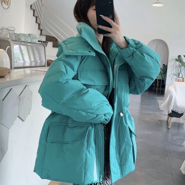women's down & parkas winter coat women hooded puffer jacket warm jackets for 2021 cotton female short clothes doudoune femme hly162, Black
women's down & parkas winter coat women hooded puffer jacket warm jackets for 2021 cotton female short clothes doudoune femme hly162, Black