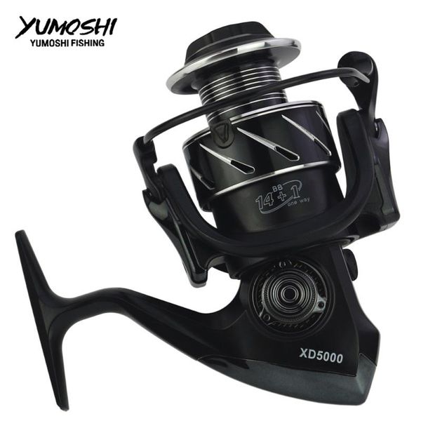 yumoshi wheel 2021 spinning fishing reel 5.2:1 series feeder spool metal coil pesca lure reels xd baitcasting
yumoshi wheel 2021 spinning fishing reel 5.2:1 series feeder spool metal coil pesca lure reels xd baitcasting