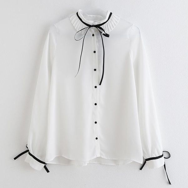 hadara fashion preppy style o neck blouses women elegant loose white lace up bow shirts single breasted ladies women's &
hadara fashion preppy style o neck blouses women elegant loose white lace up bow shirts single breasted ladies women's &