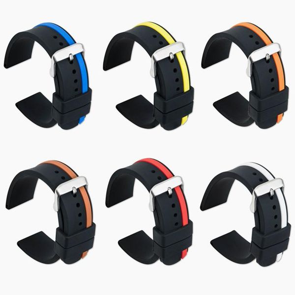 watch bands 20mm 22mm 24mm 26mm silicone watchband rubber diving waterproof soft replacement bracelet band men strap accessories, Black;brown
watch bands 20mm 22mm 24mm 26mm silicone watchband rubber diving waterproof soft replacement bracelet band men strap accessories, Black;brown