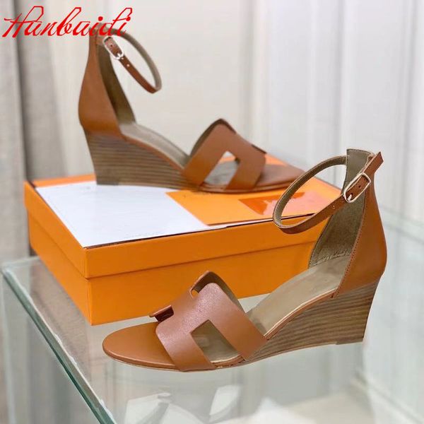 70% off wholesale flip-flops wedges sandals women genuine leather shoes high heels 7cm summer new design ladies slides luxury chic woman, Black
70% off wholesale flip-flops wedges sandals women genuine leather shoes high heels 7cm summer new design ladies slides luxury chic woman, Black