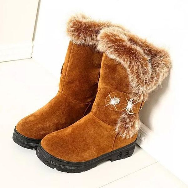 boots women snow winter shoes fur ladies buckle sedue mujure botas warm plush mid calf fashion woman autumn, Black
boots women snow winter shoes fur ladies buckle sedue mujure botas warm plush mid calf fashion woman autumn, Black