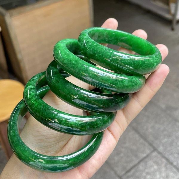 bangle 100% real jade bracelet dark green jadeite jasper bangles wide women hand jewelry couple, Black
bangle 100% real jade bracelet dark green jadeite jasper bangles wide women hand jewelry couple, Black
