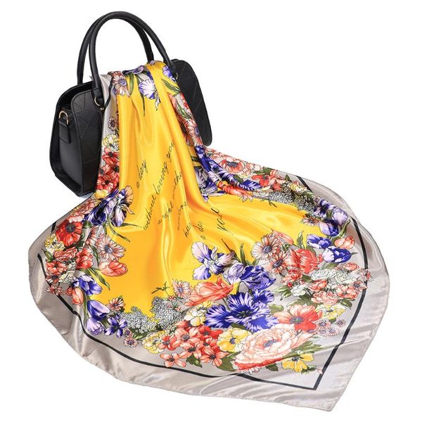 scarves silk women flowers printing 90*90cm fashion designer big square foulard soft satin shawl kerchief head/hair scarf, Blue;gray
scarves silk women flowers printing 90*90cm fashion designer big square foulard soft satin shawl kerchief head/hair scarf, Blue;gray