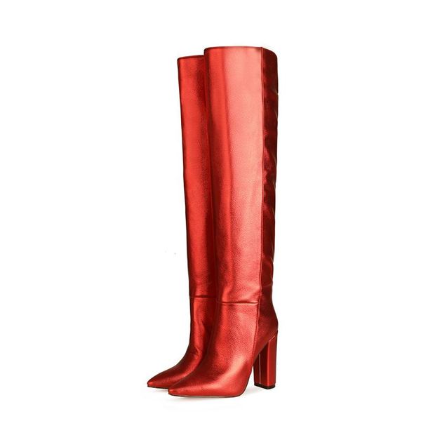 boots ohichiic women mirror platform pointy toe high thin heels over the knee long spring autumn zip casual party shoes, Black
boots ohichiic women mirror platform pointy toe high thin heels over the knee long spring autumn zip casual party shoes, Black