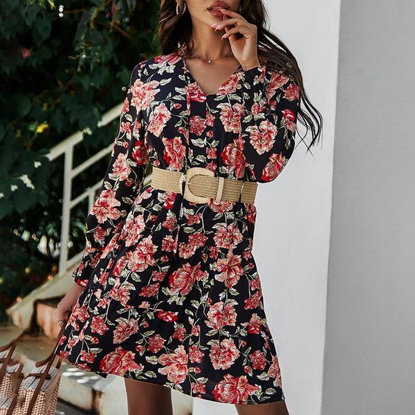 casual dresses spring summer boho floral print dress women lantern long sleeve pleated v neck beach mini female roupa feminina, Black;gray
casual dresses spring summer boho floral print dress women lantern long sleeve pleated v neck beach mini female roupa feminina, Black;gray