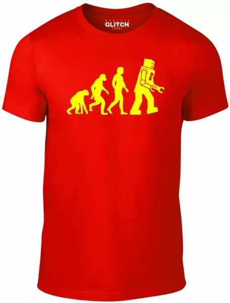 evolution of robots men's t-shirt - funny joke science nerd geek humour xmas, White;black
evolution of robots men's t-shirt - funny joke science nerd geek humour xmas, White;black