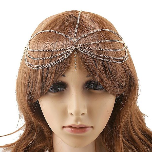 hair clips & barrettes headwear fashion multi-layer tassel inlaid bridal wedding jewelry chain accessories for women tiara, Golden;silver
hair clips & barrettes headwear fashion multi-layer tassel inlaid bridal wedding jewelry chain accessories for women tiara, Golden;silver
