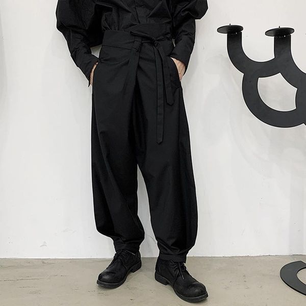 fashionable wide leg alternative original casual yamamoto long pants irregular men's dark design style, Black
fashionable wide leg alternative original casual yamamoto long pants irregular men's dark design style, Black