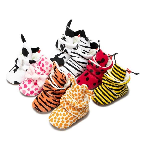 boots winter born fleece booties cute animal design baby girls boys warm gripper boot first walkers infant shoes 0-18m, Black;grey
boots winter born fleece booties cute animal design baby girls boys warm gripper boot first walkers infant shoes 0-18m, Black;grey