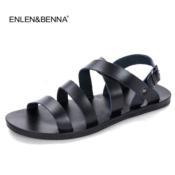 dress shoes summer genuine leather sandals men fashion brand quality gladiator beach slippers big size 46 casual, Black
dress shoes summer genuine leather sandals men fashion brand quality gladiator beach slippers big size 46 casual, Black