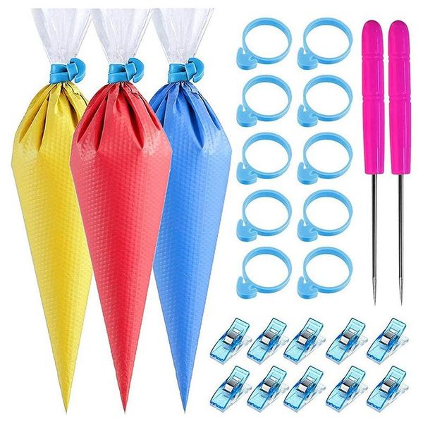 baking & pastry tools 122pcs tipless piping bags - 100pcs disposable bag for icing/cookies decorating -cake
baking & pastry tools 122pcs tipless piping bags - 100pcs disposable bag for icing/cookies decorating -cake