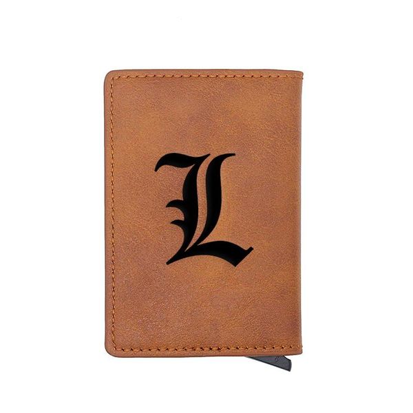 card holders classic death note carve holder wallets men rfid trifold leather slim mini small money bag male purses, Brown;gray
card holders classic death note carve holder wallets men rfid trifold leather slim mini small money bag male purses, Brown;gray