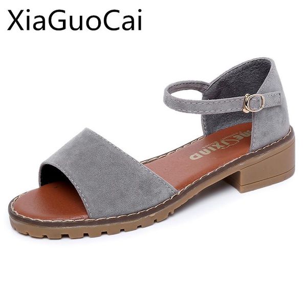 fashion peep toe summer women hoof heels sandals nubuck leather cover heel rome shoes for female c238 15, Black
fashion peep toe summer women hoof heels sandals nubuck leather cover heel rome shoes for female c238 15, Black