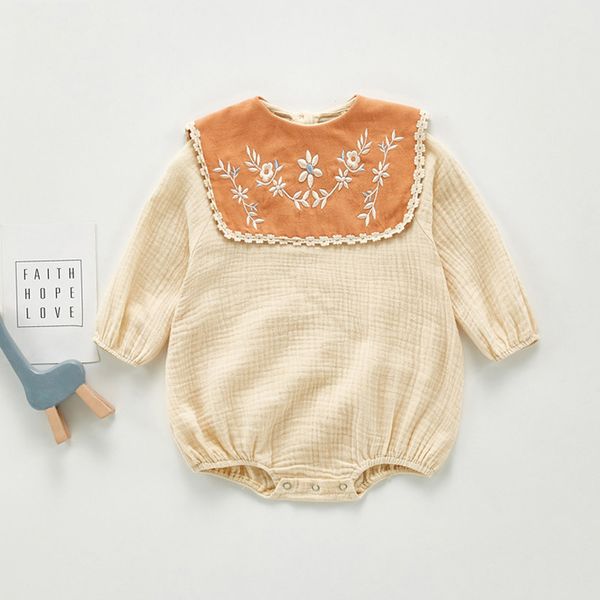 autumn baby romper children long sleeve embroidered square collar clothes cute girl jumpsuit for 0-24m 210515, White
autumn baby romper children long sleeve embroidered square collar clothes cute girl jumpsuit for 0-24m 210515, White