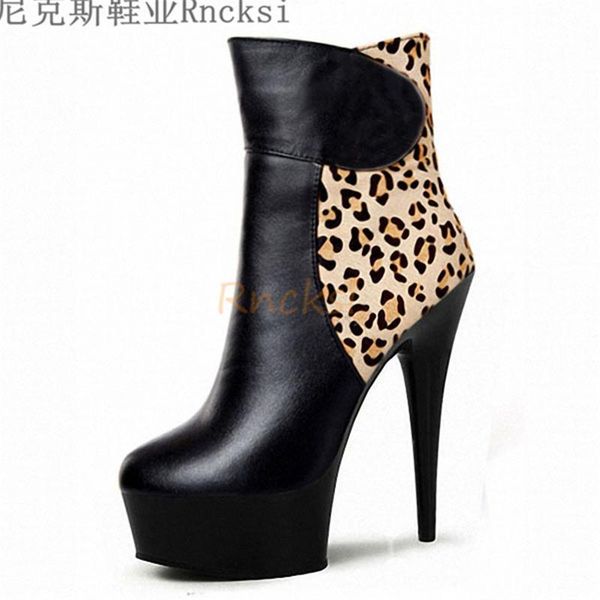 boots european and american star fashion stage performance shoes 20cm ultra high heel 15cm thick leopard platform, Black
boots european and american star fashion stage performance shoes 20cm ultra high heel 15cm thick leopard platform, Black