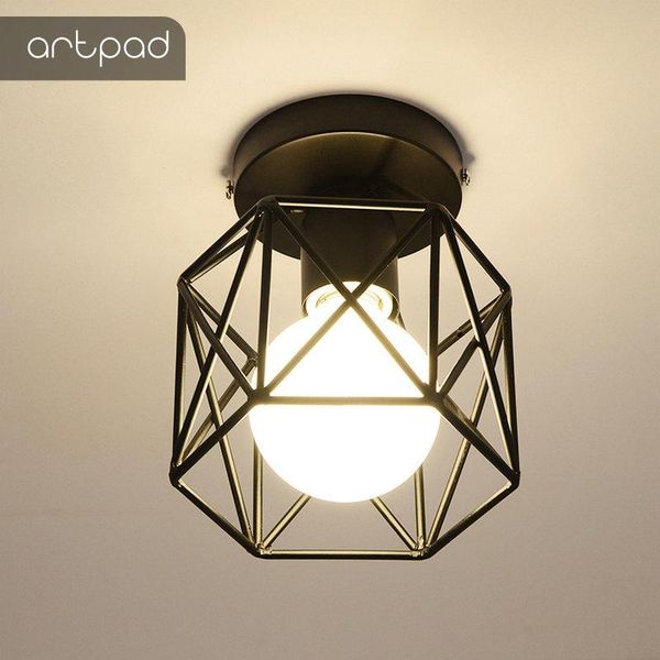 modern simple white black vintage ceiling lamp retro iron cage led light e27 kitchen balcony entrance luminaria lamparas lights
modern simple white black vintage ceiling lamp retro iron cage led light e27 kitchen balcony entrance luminaria lamparas lights