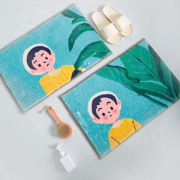 cute boy and green plants printed doormat for bathroom bedroom entrance rug naked carpet non-slip absorbent rubbing foot mat bath mats
cute boy and green plants printed doormat for bathroom bedroom entrance rug naked carpet non-slip absorbent rubbing foot mat bath mats