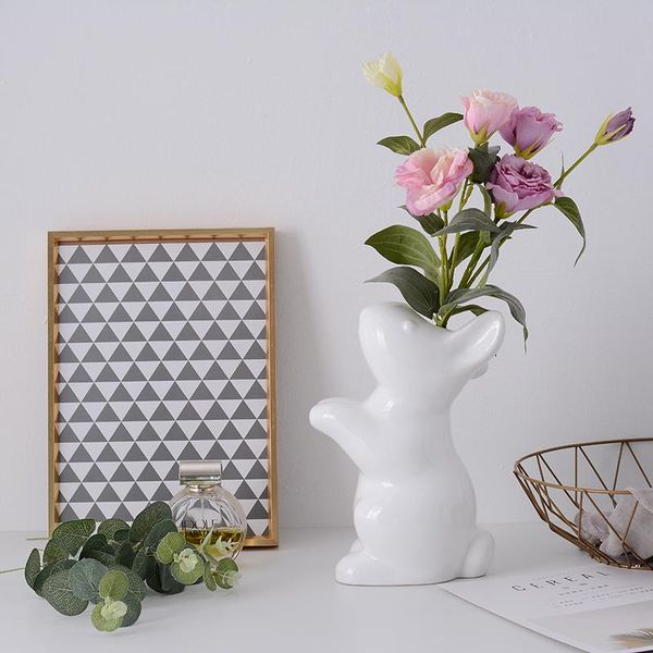 vases modern scandinavian simple ceramic creative rabbits white flowers vase home decoration accessories for baby
vases modern scandinavian simple ceramic creative rabbits white flowers vase home decoration accessories for baby
