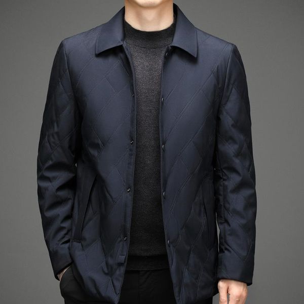 men's jackets 2021 winter jacket short thick cold proof middle aged casual coat, Black;brown
men's jackets 2021 winter jacket short thick cold proof middle aged casual coat, Black;brown