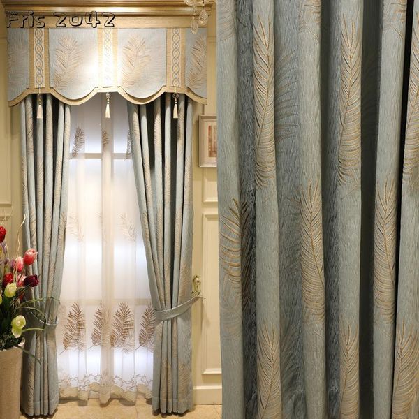 curtain & drapes light luxury european curtains golden grey blackout for living dining room bedroom
curtain & drapes light luxury european curtains golden grey blackout for living dining room bedroom
