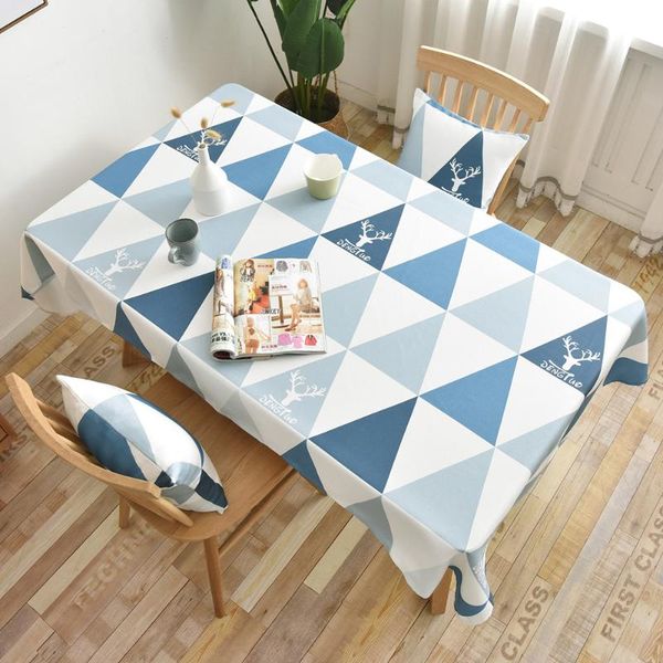 table cloth nordic 100% polyester waterproof tablecloth fabric rectangular blue geometric elk pattern kitchen textile home decor
table cloth nordic 100% polyester waterproof tablecloth fabric rectangular blue geometric elk pattern kitchen textile home decor