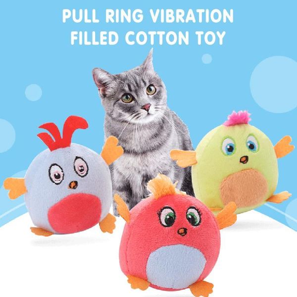cat toys innovative lovely bird design cotton pull-ring toy vibrating short plush supplies
cat toys innovative lovely bird design cotton pull-ring toy vibrating short plush supplies