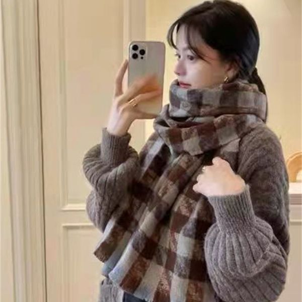 new winter products japan and south korea sweet elegant tassel scarf women's fashion versatile imitation cashmere lattice warm, Blue;black
new winter products japan and south korea sweet elegant tassel scarf women's fashion versatile imitation cashmere lattice warm, Blue;black
